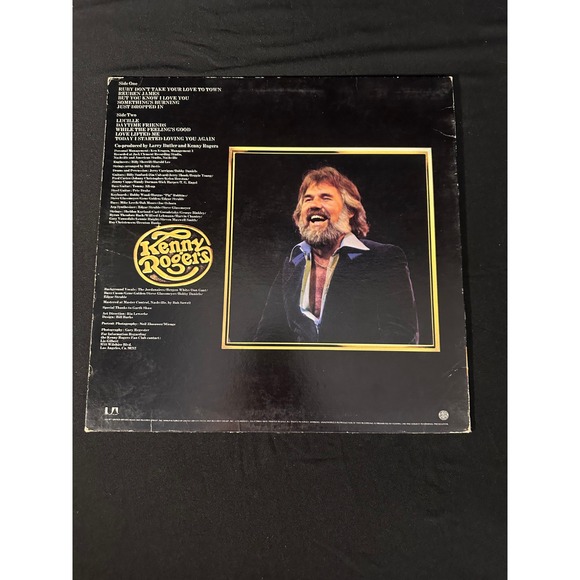 Kenny Rogers "10 Years of Gold" Vinyl LP Record | United Artists UALA-933-H - Picture 2 of 3